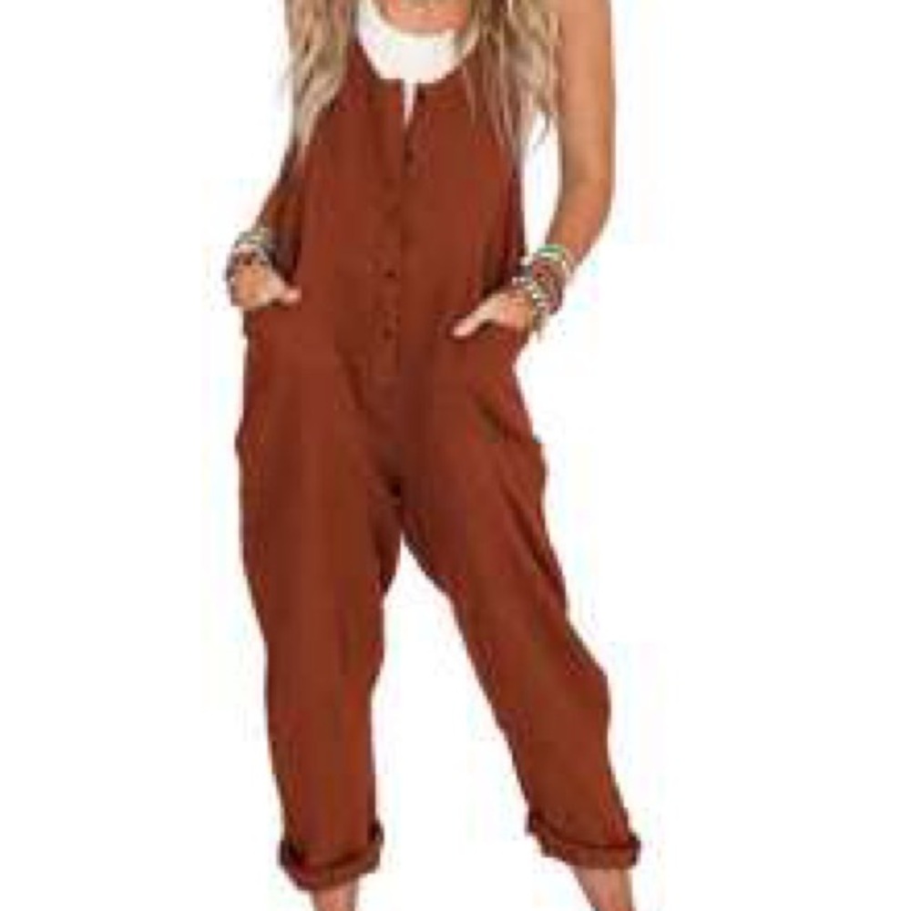 SHEIN Rust Jumpsuit